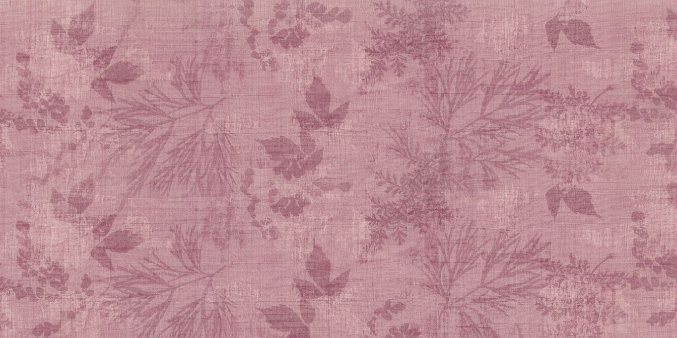 Pink floral patterned wallpaper