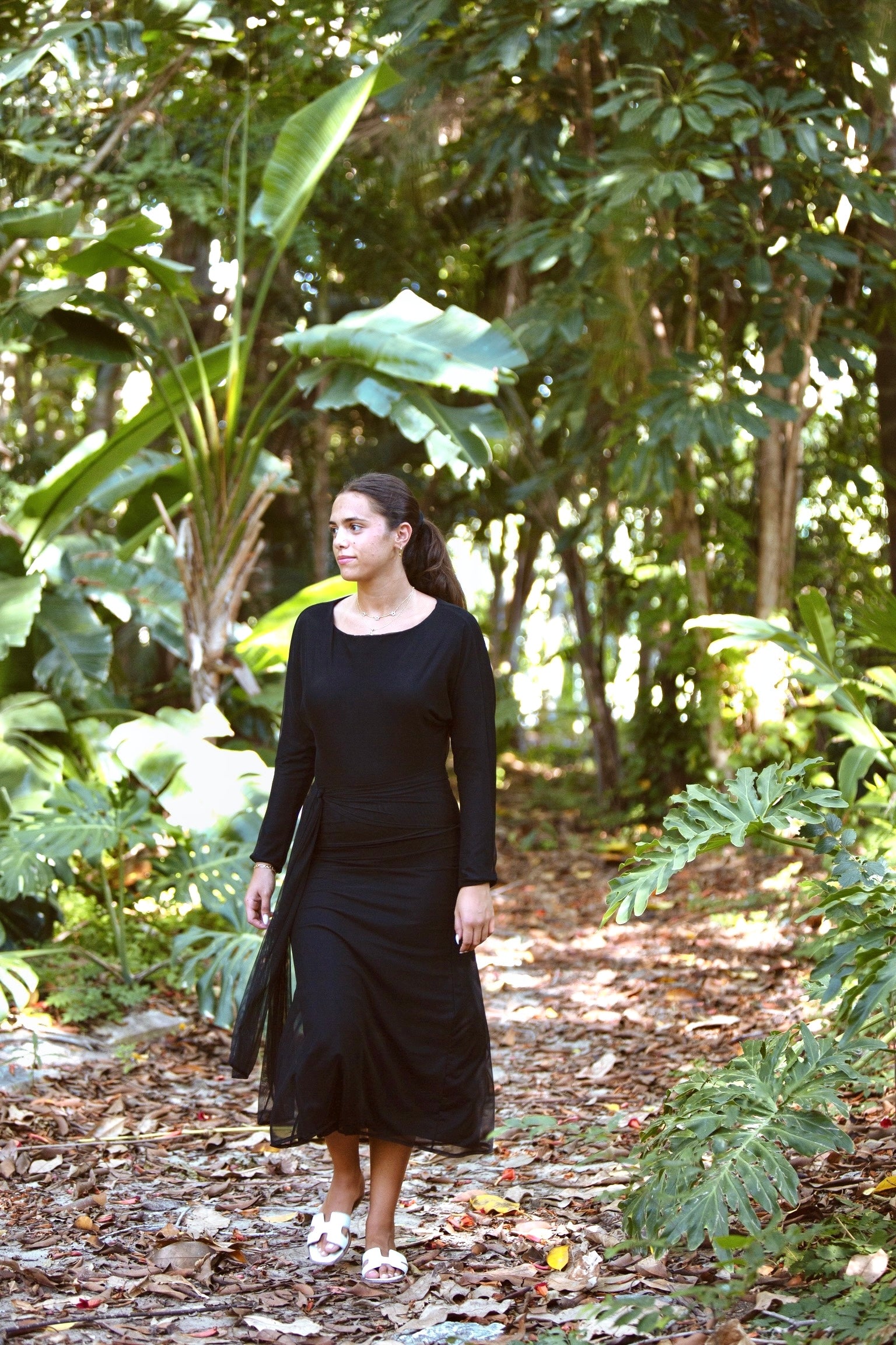 MIDNIGHT: top & skirt